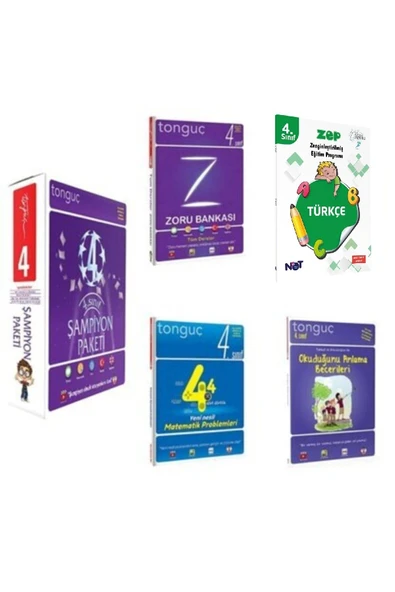 4. Sınıf Şampiyon Seti - 4 Kitaplık Set