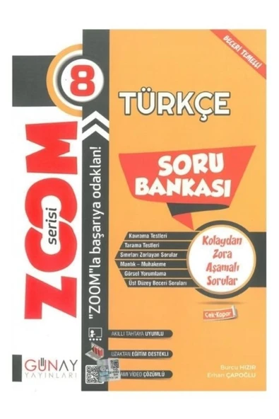 8.sınıf Lgs Türkçe Zoom Serisi Soru Bankası