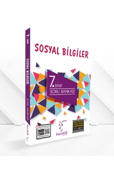 7.sınıf Matematik Türkçe Fen Bilimleri Sosyal Bilgiler Soru Bankası Seti - 5