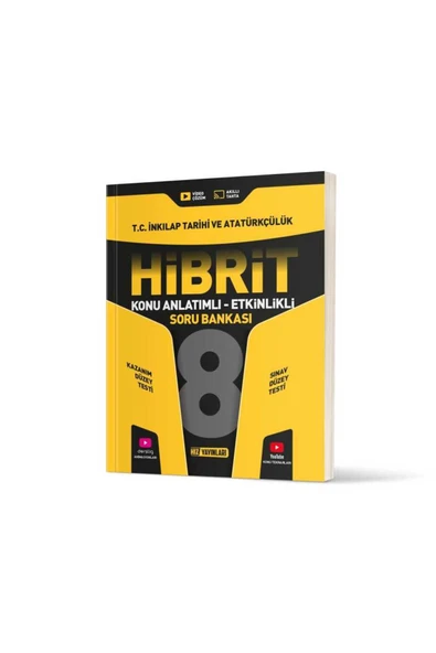 8. Sınıf T.C. İnkılap Tarihi ve Atatürkçülük HİBRİT Konu Anlatımlı Etkinlikli Soru Ban