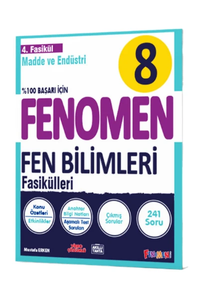 8. Sınıf Fen Bilimleri 4. Fasikül Madde Ve Endüstri