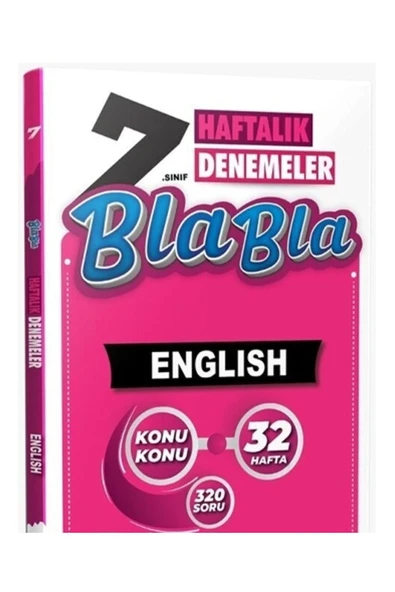 7.sınıf 32 Haftalık Bla Bla Ingilizce Denemeleri