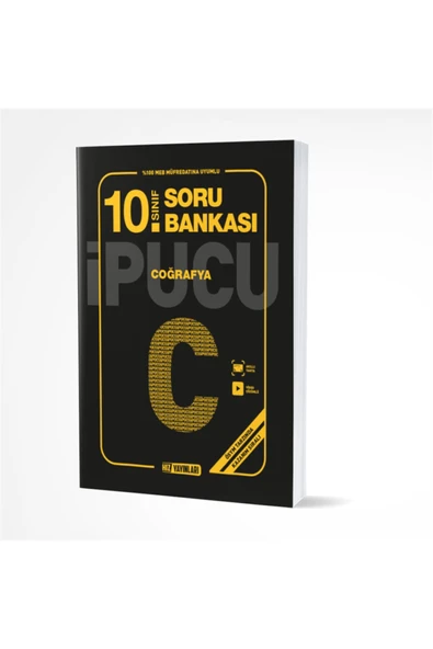 Hız Yayınları 10 Sınıf Coğrafya Ipucu Soru Bankası 2021-2022 Son Baskı
