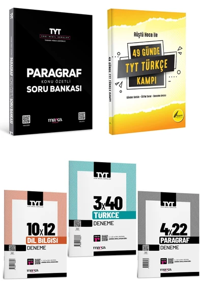 2025 Model Tyt 49 Günde Türkçe Kampı Rehber Matematik Marka Paragraf Başlangıç Seti Soru Bankası