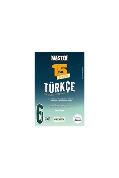 6. Sınıf Master 15 Türkçe Denemesi