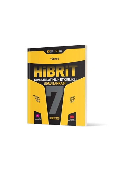 7. Sınıf Hibrit Türkçe Soru Bankası Hız Yayınları