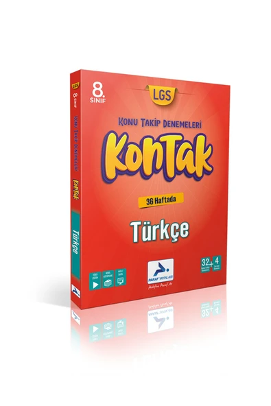 Paraf 8. Sınıf Türkçe 36 Lı Kontak Deneme (Konu Takip Denemeleri)