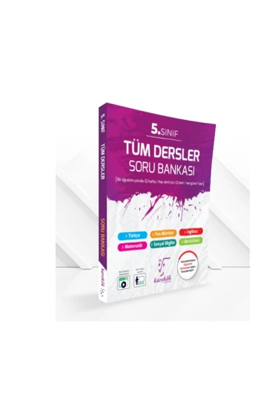 2025 yeni müfredat karekök yay 5.sınıf tüm dersler soru bankası