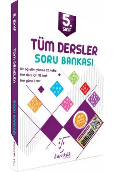 Karekök Yayınları 5. Sınıf Tüm Dersler Soru Bankası