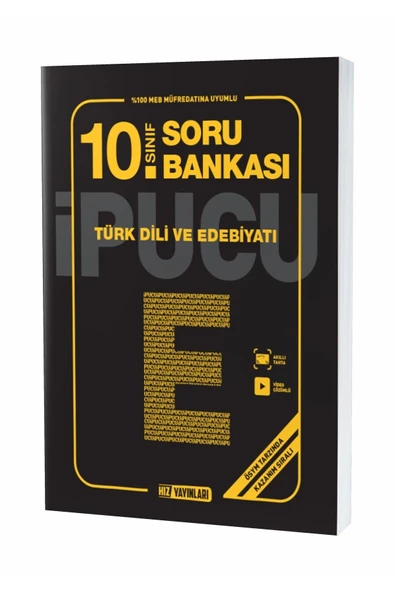 10. Sınıf Türk Dili ve Edebiyatı İpucu Soru Bankası / Kolektif / Hız Yayınları / 9786257750486