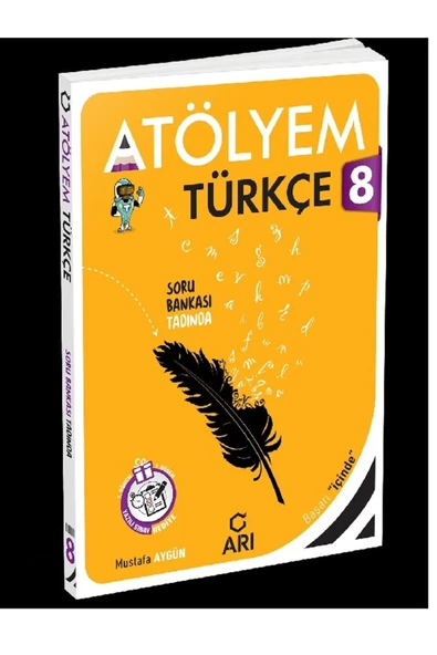 2024 Arı Yayınları 8. Sınıf Türkçe Atölyem Güncel Baskı