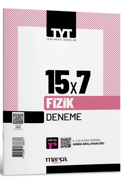 2025 TYT Fizik 15 Deneme Tamamı Video Çözümlü Marka Yayınları - 3