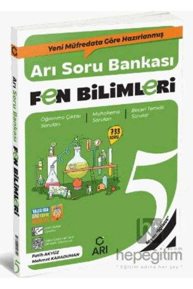 2025 5. Sınıf Fen Bilimleri Arı Soru Bankası - 2