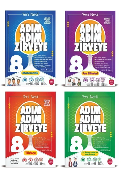 8. Sınıf Adım Adım Zirveye Soru Bankası Seti - 2
