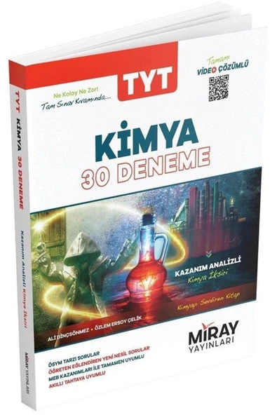 Miray Yks Tyt Kimya 30 Deneme Video Çözümlü