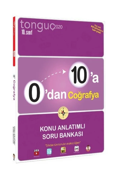Tonguç 0'dan 10'a Coğrafya Konu Anlatımlı Soru Bankası