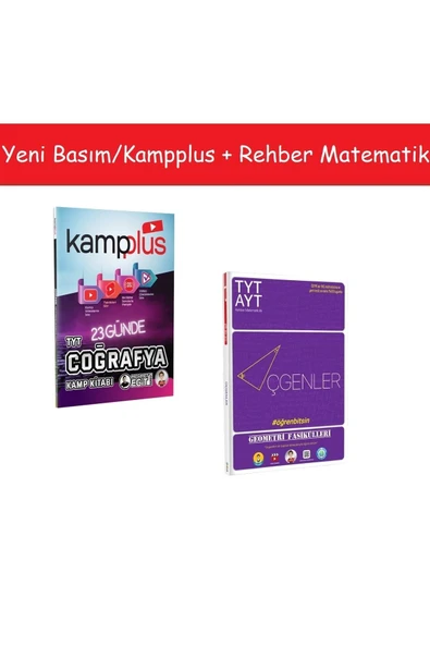 Kampplus 23 Günde Tyt Coğrafya Kampı & Tyt-ayt Geometri Fasikülleri-üçgenler