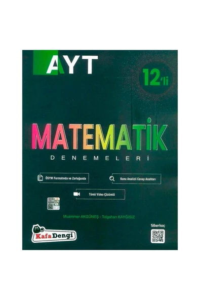 Kafadengi Ayt Matematik 12 Li Branş Denemesi 2023