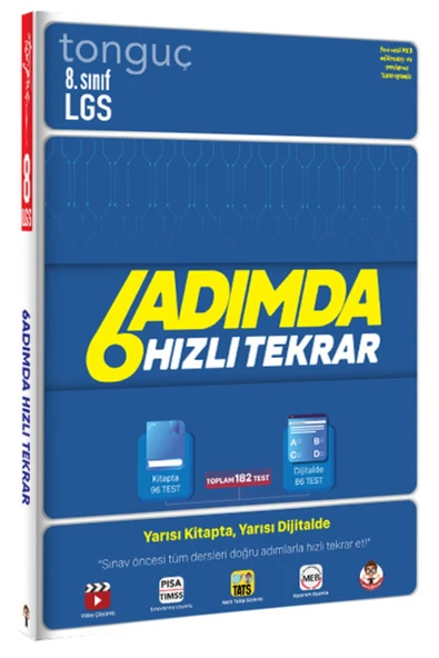 Tonguç 8. Sınıf Lgs Tüm Dersler 6 Adımda Hızlı Tekrar