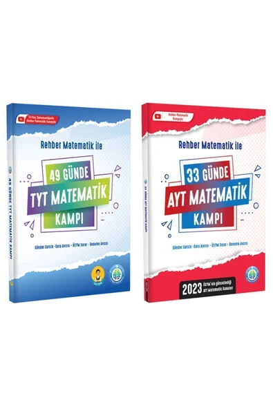 Rehber Matematik 2023 Yks Tyt Ayt 49+33 Günde Matematik Kampı Rehber Matematik