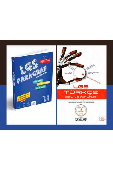 Lgs Paragraf Soru Bankası Ve Level Up 15’li Türkçe Denemesi Seti 2023