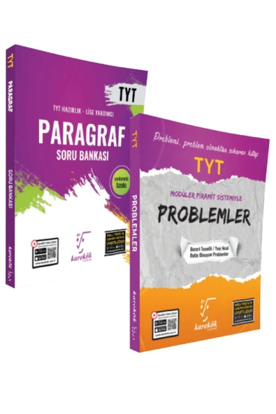 Karekök TYT Paragraf Problemler Soru Bankası Seti (Yeni Baskı)