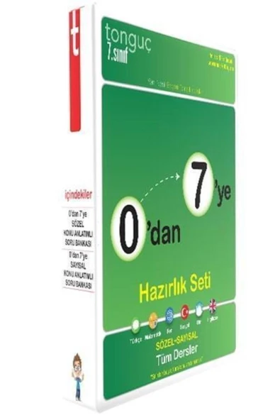 0'dan 7'ye Konu Anlatımlı Soru Bankası Seti 6 Kitap