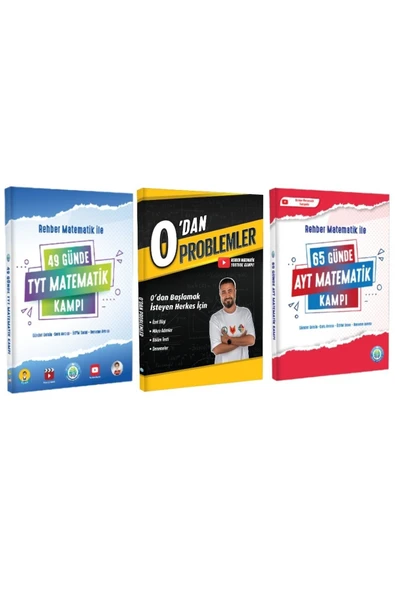 49 Günde Tyt Matematik Kampı - 65 Günde Ayt Matematik Kampı - 0'dan Problemler