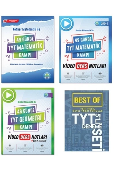 49 Günde TYT Matematik Kampı - Matematik Video Ders Notları ve 49 Günde Geometri Video Ders Notları - 1