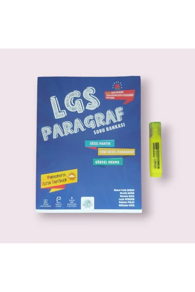 TAMMAT YAYINCILIK LGS Paragraf Soru Bankası + Fosforlu Kalem Hediyeli - 4