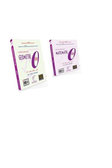 Karekök 0 Sıfır Matematik Geometri Seti 2 Kitap