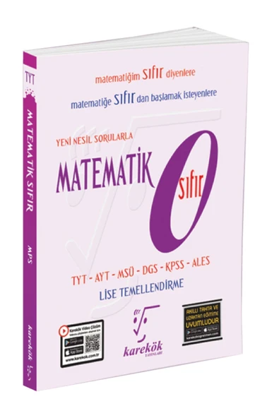 Karekök Yeni Nesil Sorularla Matematik 0 Sıfır (Yeni Baskı)