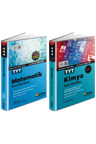 Aydın 2024 Tyt Matematik Kimya Soru Seti 2 Kitap