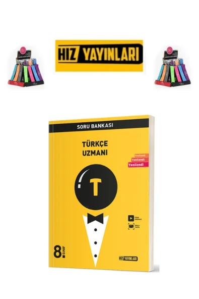 Güncel 8.Sınıf Lgs Hazırlık Türkçe Uzmanı Video Çözümlü Soru Bankası+Kalemlik