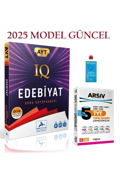AYT IQ Edebiyat Soru Kütüphanesi ve Son 5 Yıl Çıkmış Sınav Soruları+Kafa Defteri