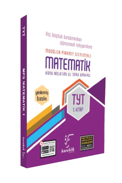 Karekök TYT Matematik Konu Anlatımlı Soru Bankası 1. Kitap MPS (Yeni Baskı) - 2