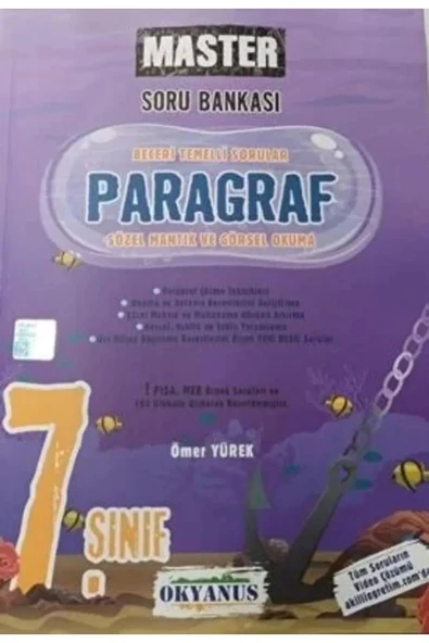Okyanus Yayınları 7.sınıf Paragraf Soru Bankası Master