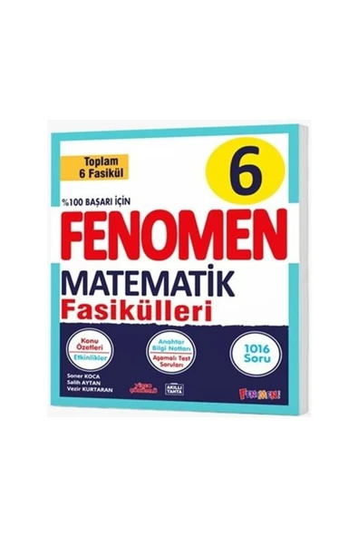 Fenomen 6 Matematik Fasikül Seti (1-2-3-4-5-6. SAYILAR)