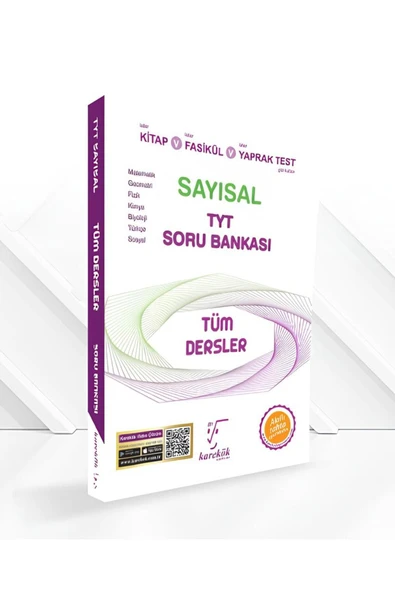 Karekök Yayınları Güncel TYT Tüm Dersler Sayısal Soru Bankası Güncel