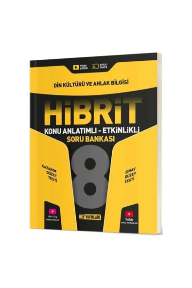LGS 8. Sınıf HİBRİT Din Kültürü Konu Anlatımlı Etkinlikli Hibrit Soru Bankası - 3