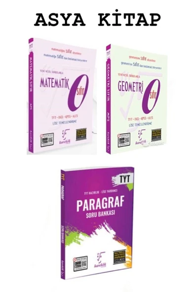 Karekök TYT Matematik Sıfır+ TYT Geometri Sıfır+ Karekök TYT Paragraf