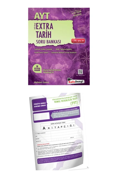 KAFADENGİ AYT Extra Tarih Soru Bankası + TYT Deneme..!