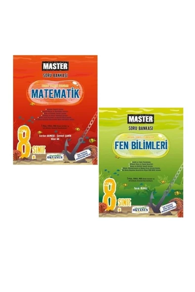8. Sınıf LGS Master Matematik - Fen Bilimleri Soru Bankası Set Okyanus 2024