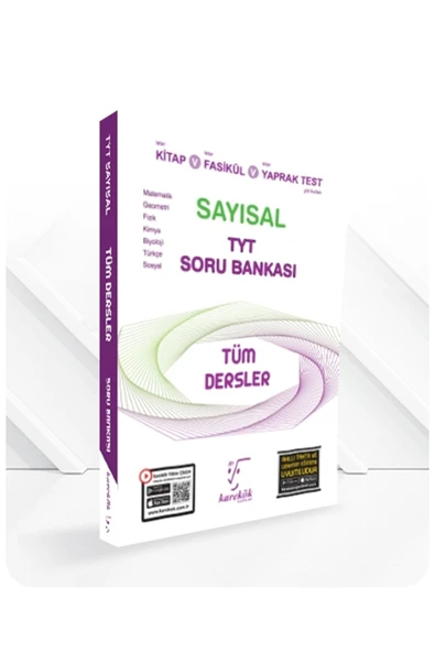 2024 - 2025 Müfredat Yeni Nesil TYT TÜM DERSLER SORU BANKASI (SAYISAL)