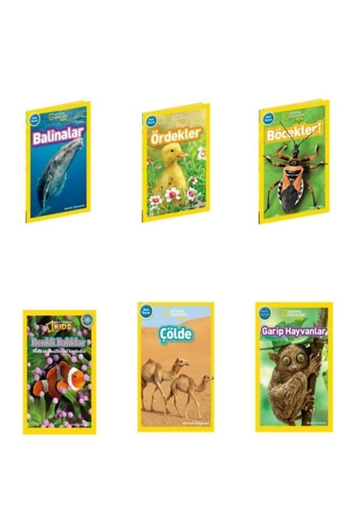 National Geographic Kids Okuma Serisi Okul Öncesi 6 Kitap