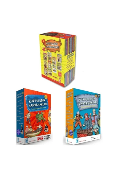 Timaş Kurtuluşun Kahramanları Serisi 3’lü Set (30 Kitap)