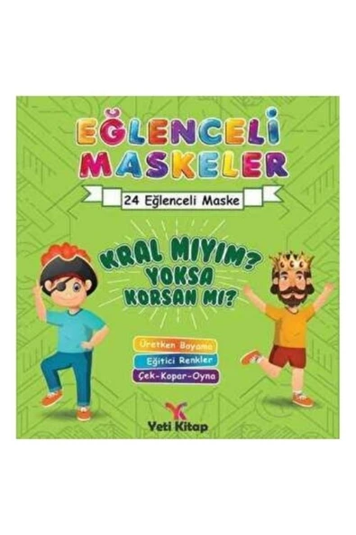 Yeti Yay - Eğlenceli Maskeler Kral Mıyım Yoksa Korsan Mı - 1