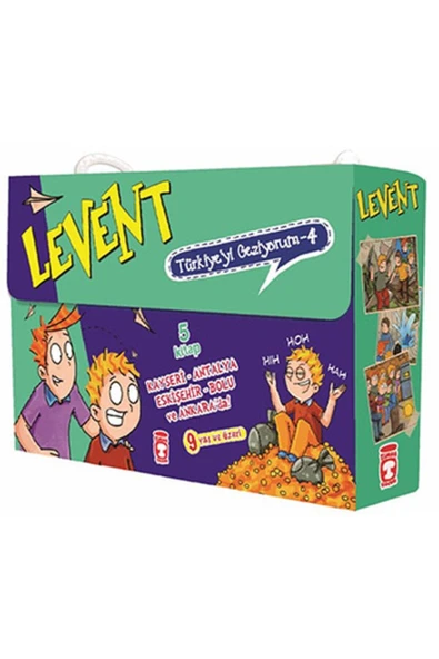 Levent Türkiye'yi Geziyorum - 4 (5 Kitap Takım) Timaş Çocuk Mustafa Orakçı