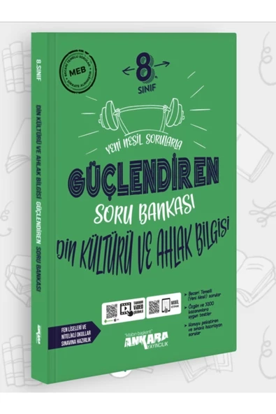 Ankara Yayıncılık 8. Sınıf Güçlendiren Din Kültürü Soru Bankası (yeni Basım)