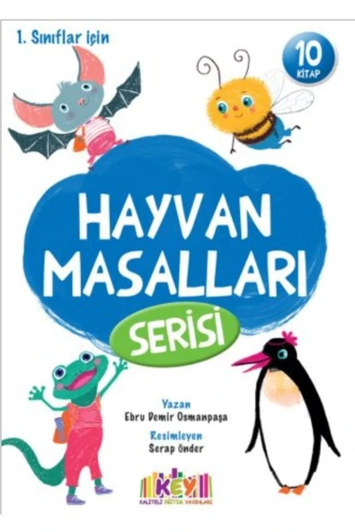 1.sınıf Key Yayınları Hayvan Masalları 10 Lu Set